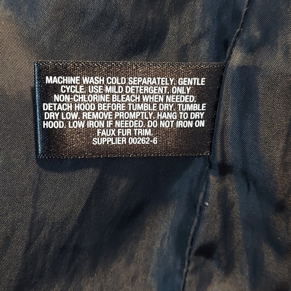 Liz Claiborne Women's Quilted Winter Jacket Coat Black Size 2X - Picture 10 of 10